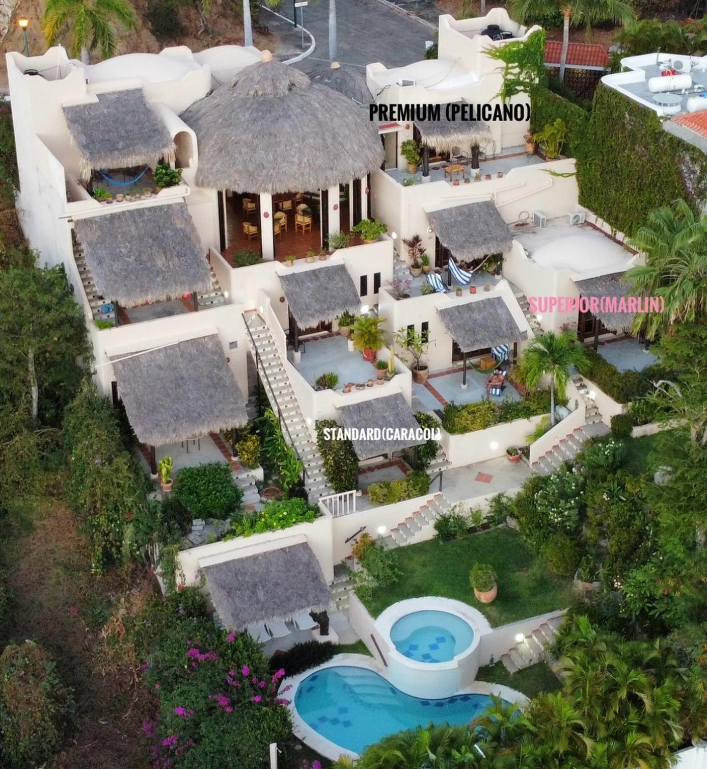 Agua Azul La Villa Санта-Крус-Хуатулко Экстерьер фото